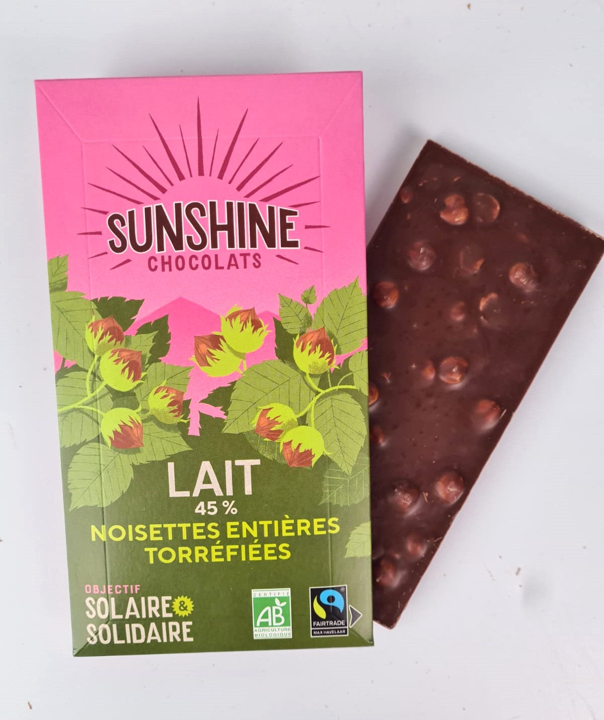 Lait 45% noisettes entières