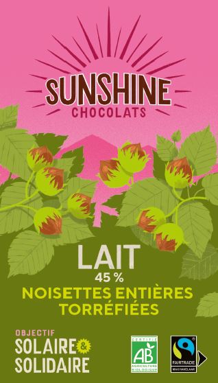Lait 45% noisettes entières
