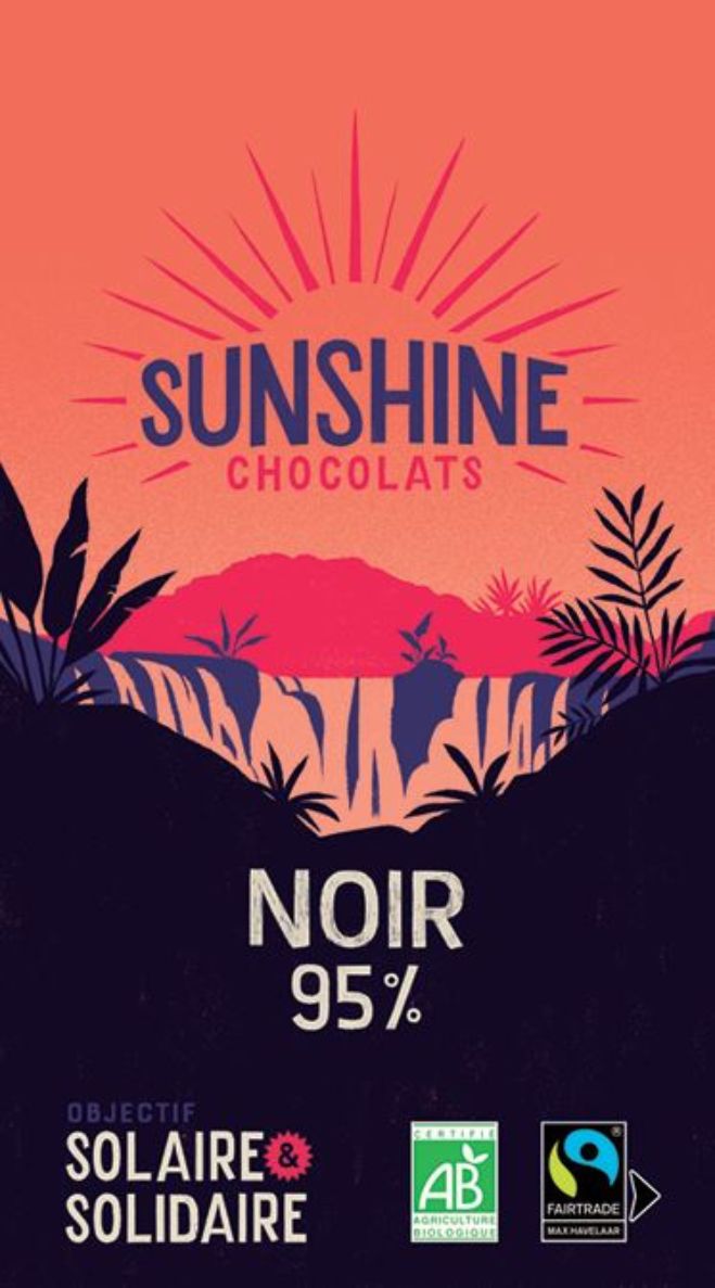 tablette chocolat bio noir 95%