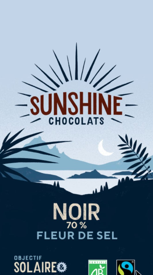 Noir 70% fleur de sel