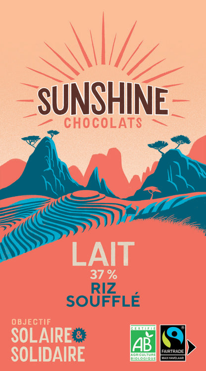 Lait 37% riz soufflé