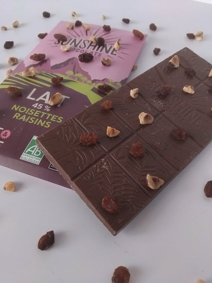 Lait 45% noisettes entières