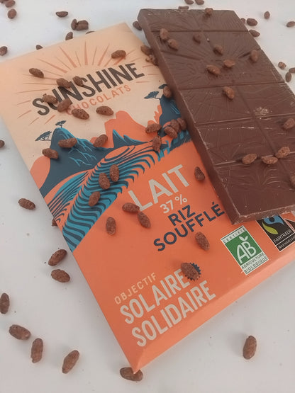 Lait 37% riz soufflé