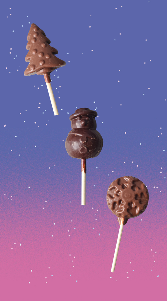 sucette chocolat noël